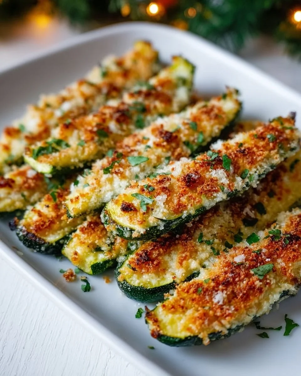 Baked Parmesan Zucchini