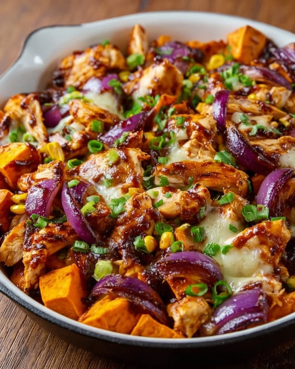 BBQ Chicken Sweet Potato Skillet – Easy One-Pan Dinner