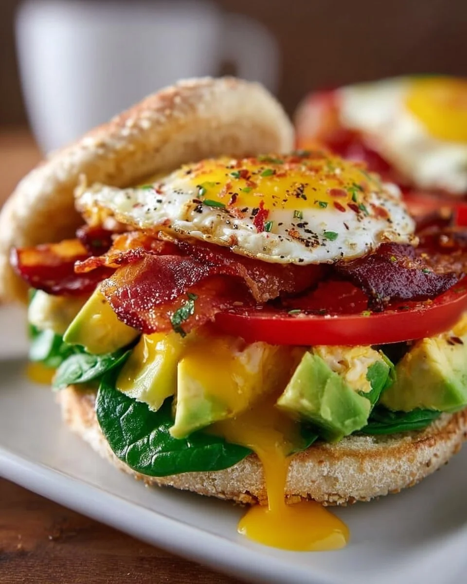 Breakfast Sandwich with Avocado