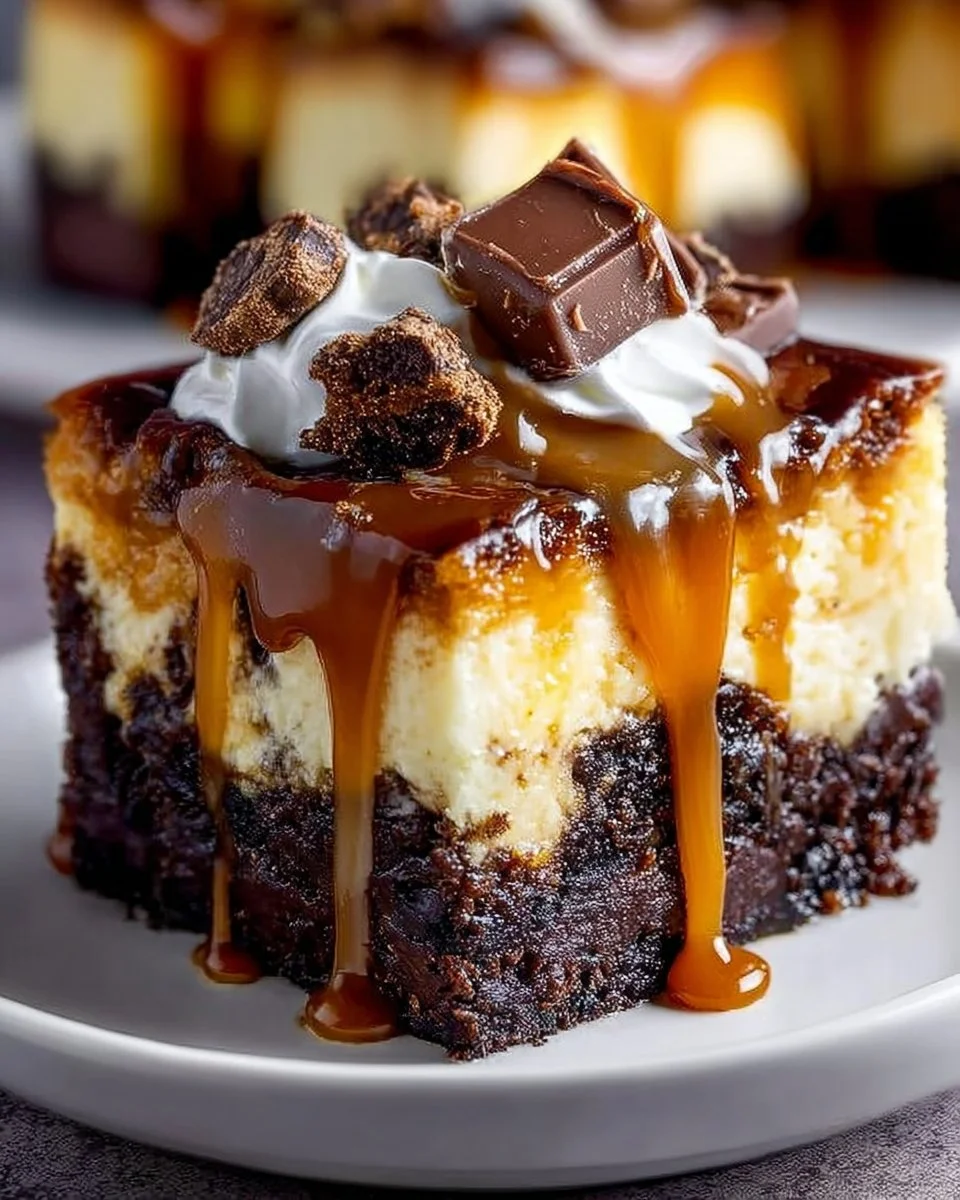 Caramel Brownie Cheesecake