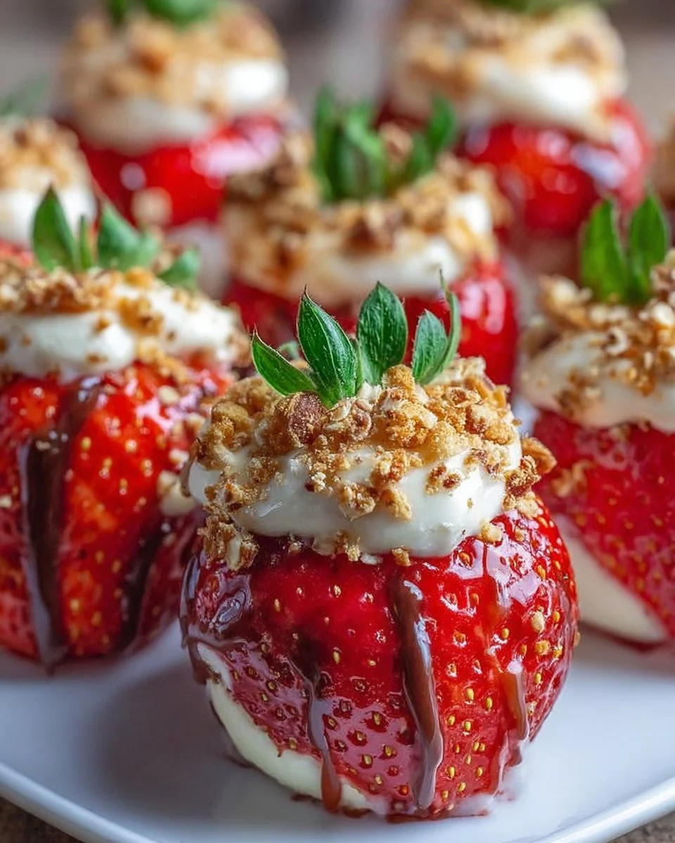 Cheesecake Stuffed Strawberries: A Delectable Dessert Delight