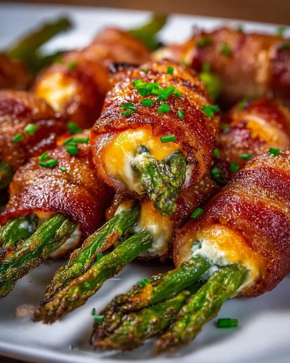 Cheesy Bacon Green Bean Bundles