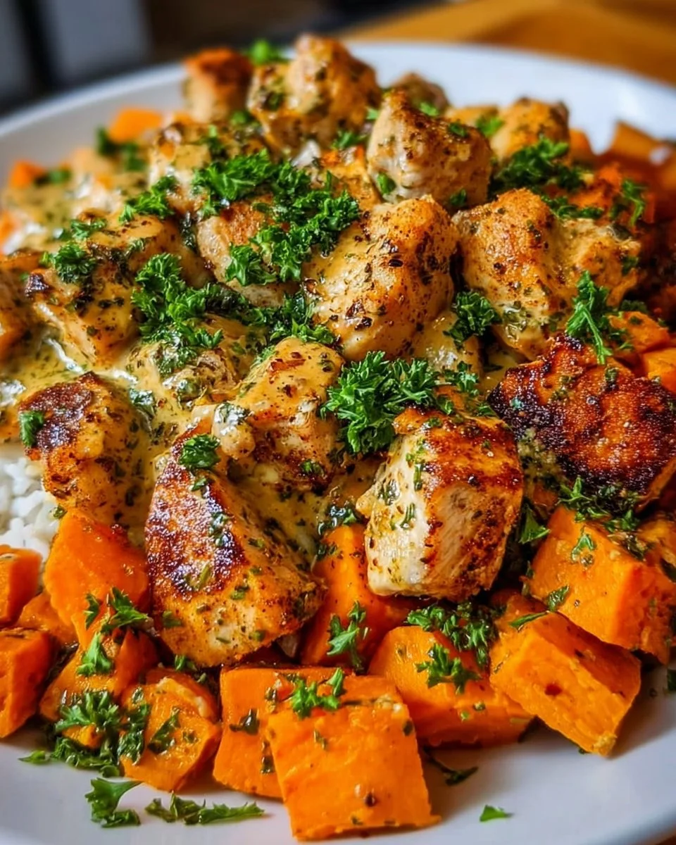 Chicken and Sweet Potato Bowls