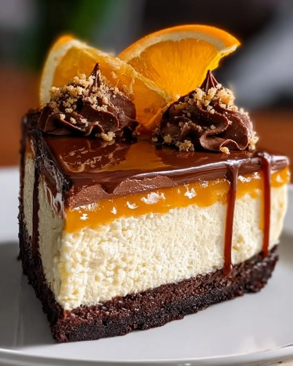 Chocolate Orange Cheesecake