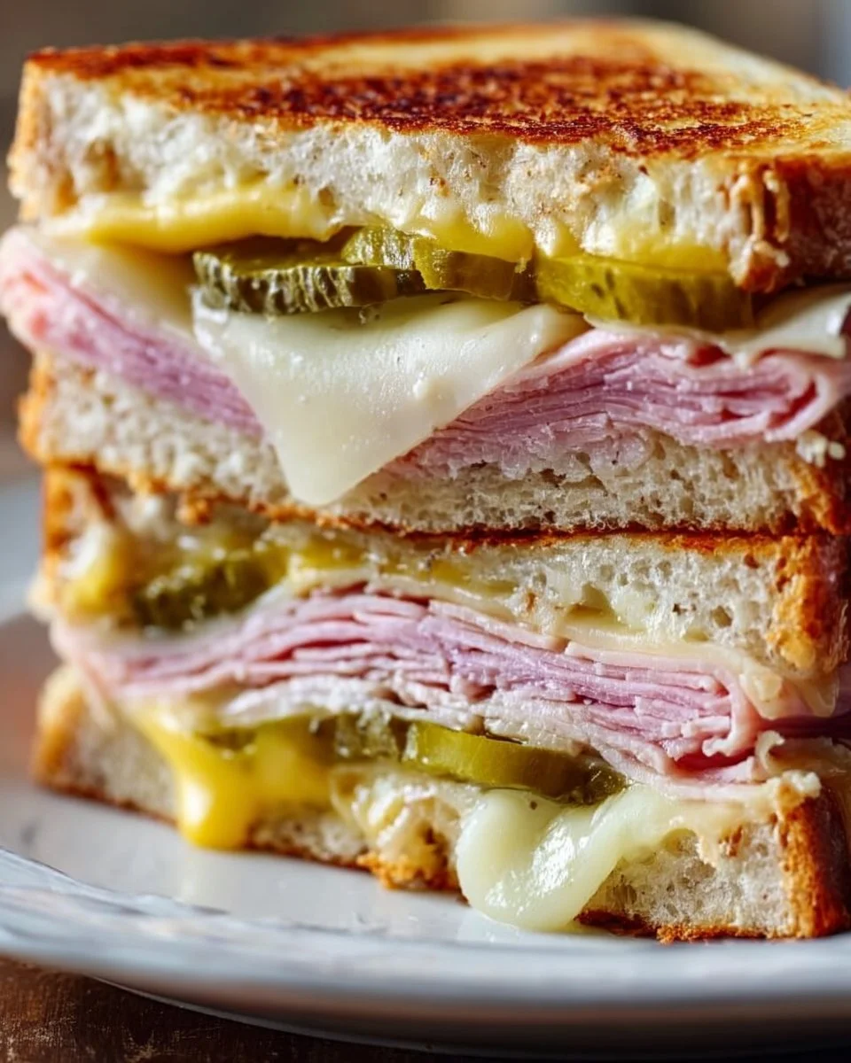 Cuban Sandwich Grilled Cheese