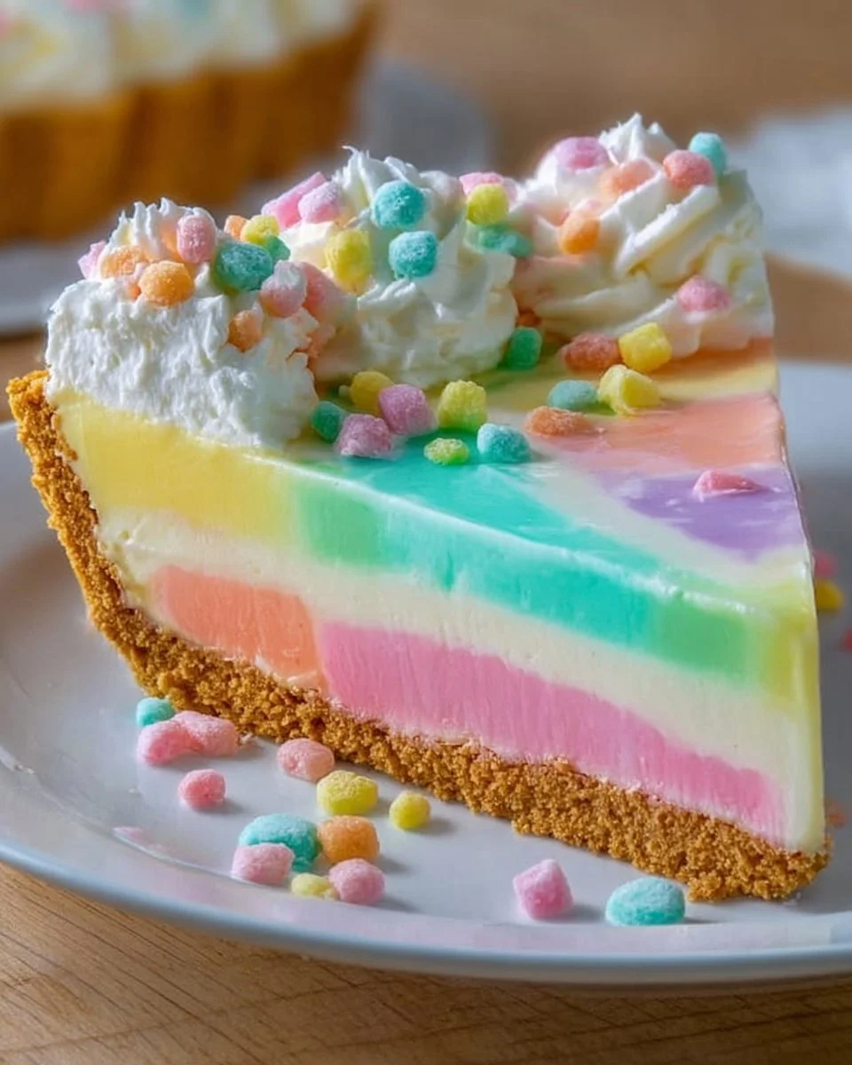 Easter No Bake Jello Pie