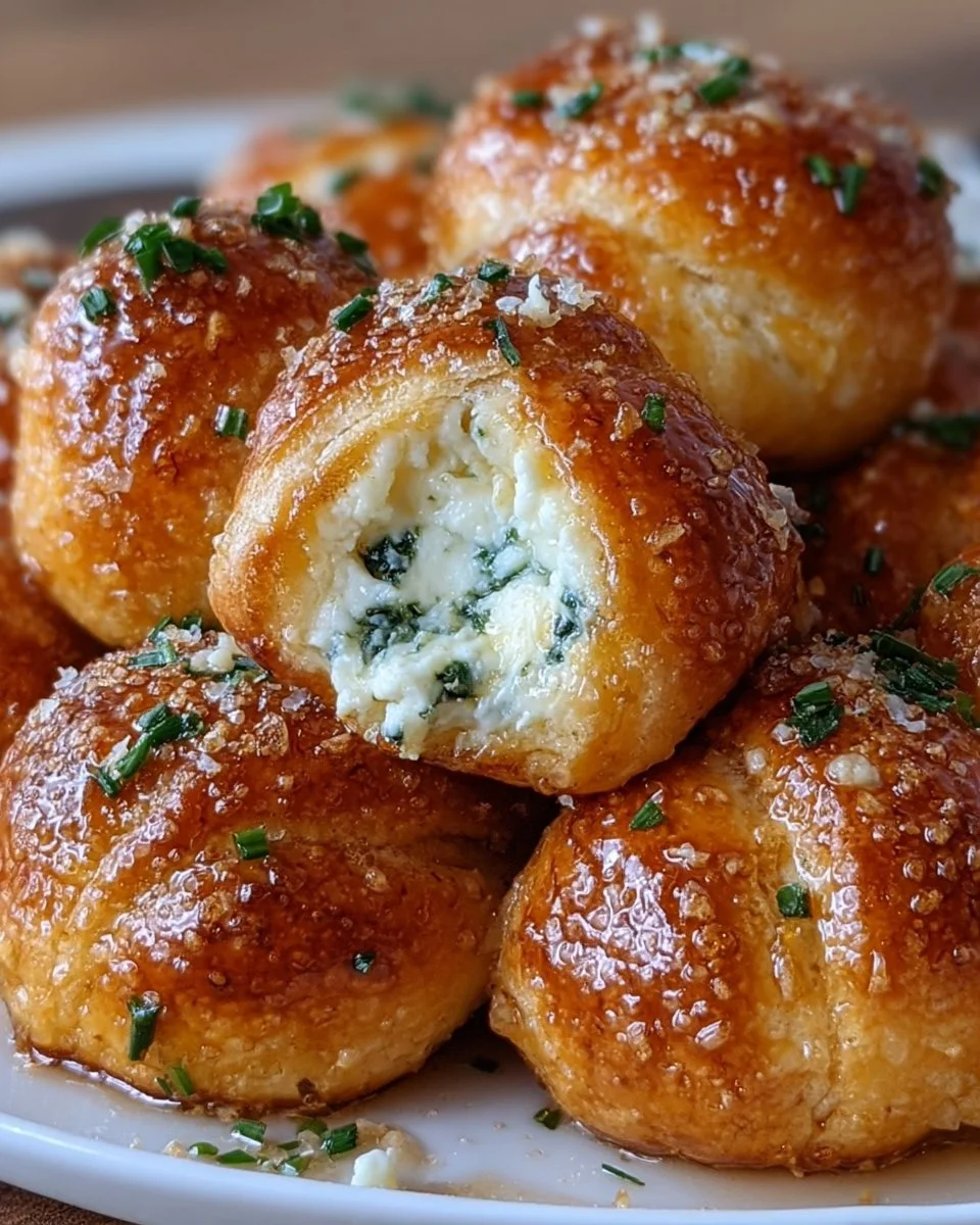 Hot Honey Ricotta Stuffed Garlic Knots