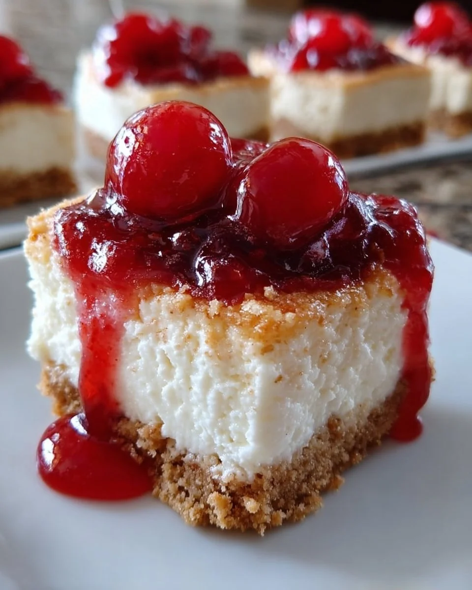 Mini Cherry Cheesecake