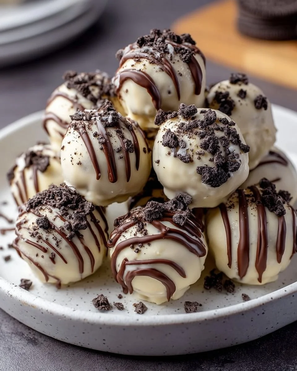 No-Bake Creamy Decadent Oreo Balls
