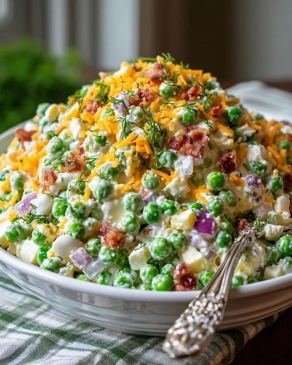 Old Fashioned Pea Salad