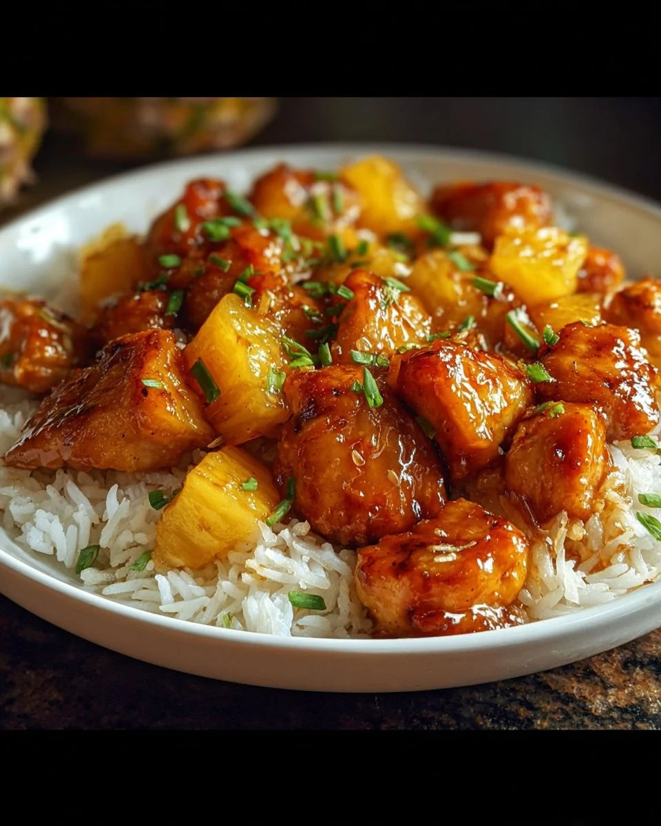 Pineapple Chicken and Rice