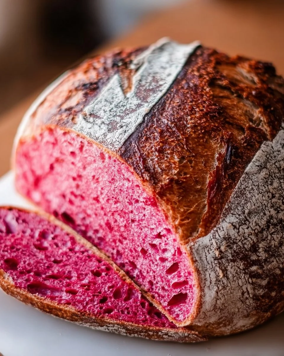 Pink Sourdough Bread