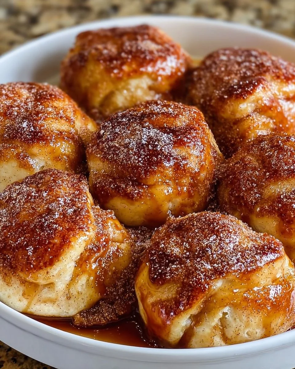 Simple Caramel Apple Pie Bombs