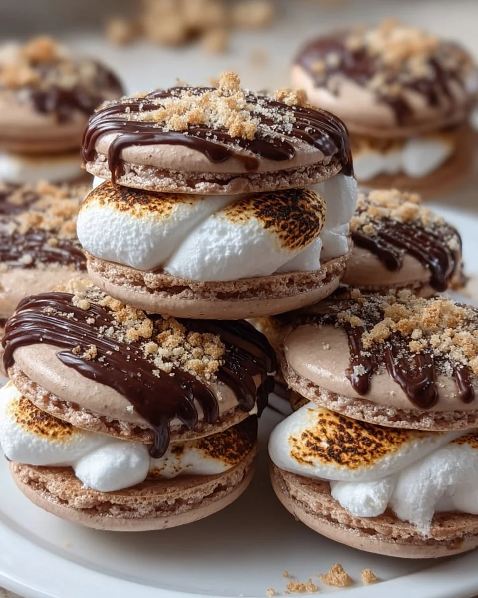 S’mores French Macarons