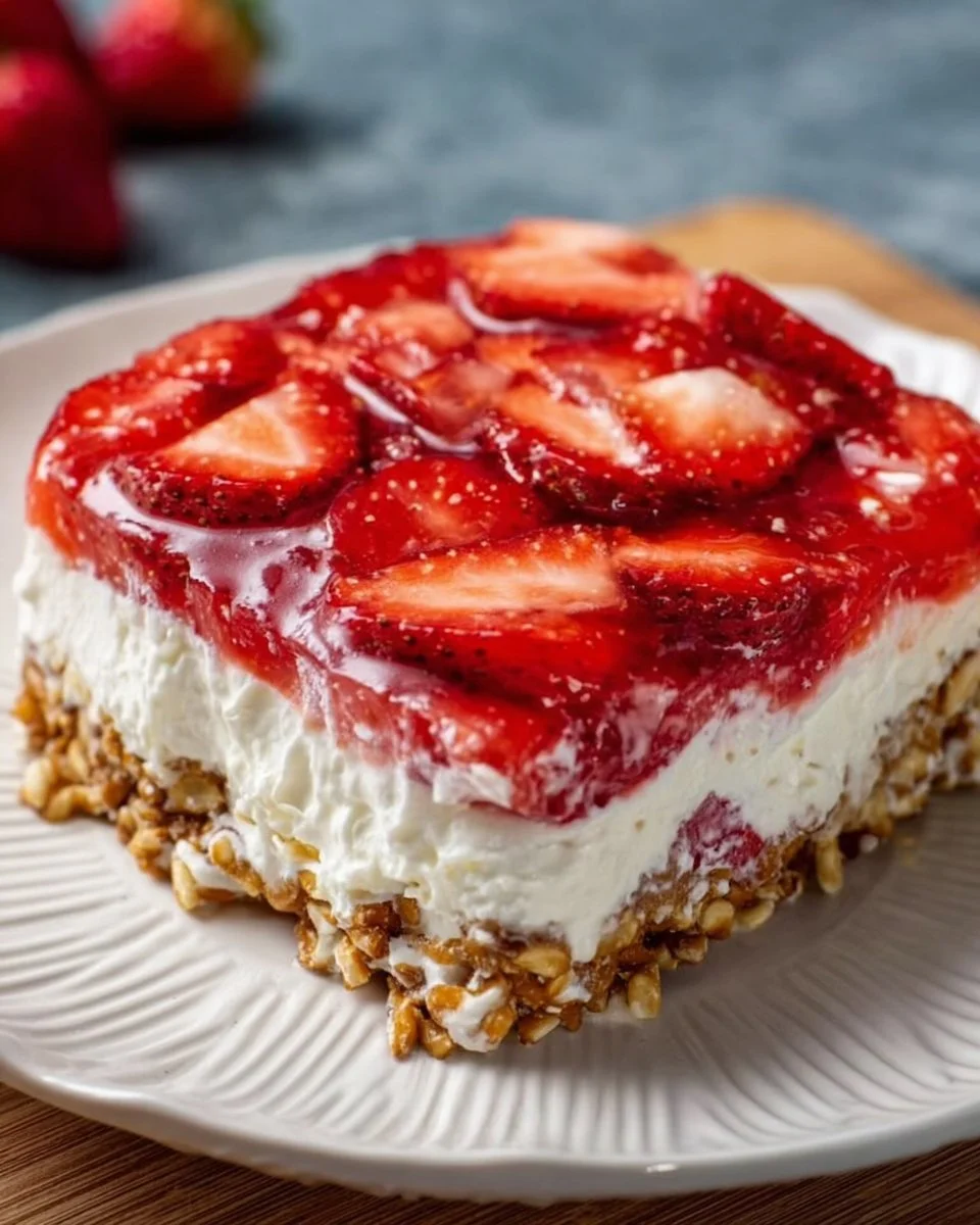 Strawberry Pretzel Salad