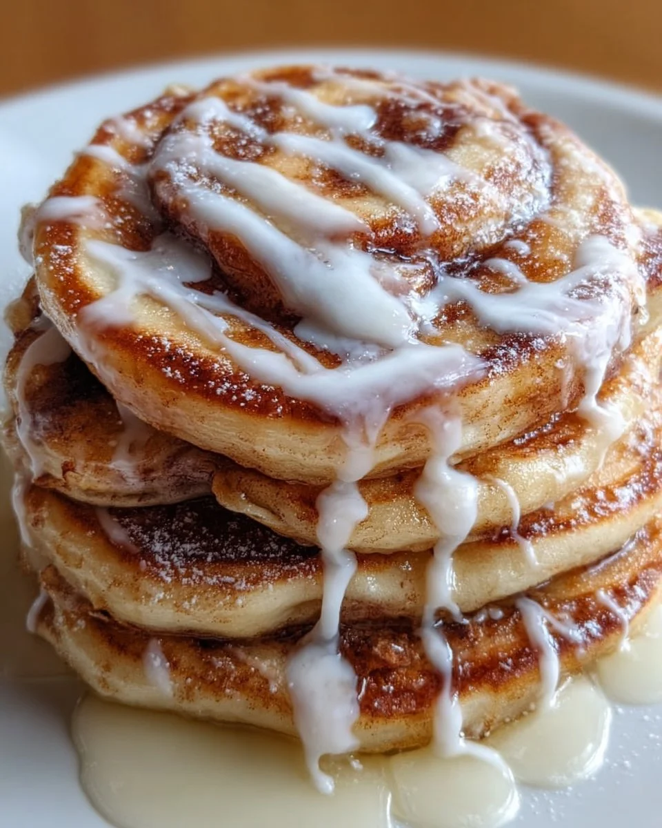 Cinnamon Roll Pancakes