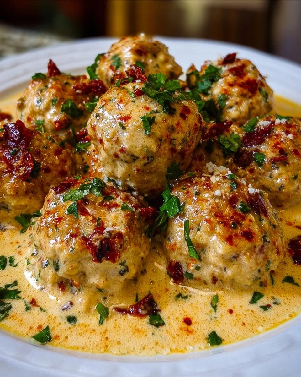 Creamy Marry Me Chicken Meatballs