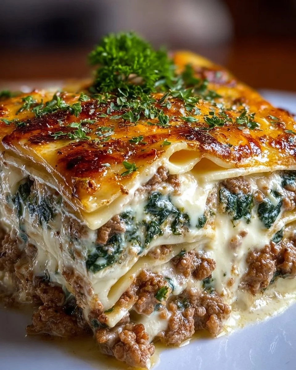 Creamy White Keto Lasagna: A Low-Carb Family Favorite