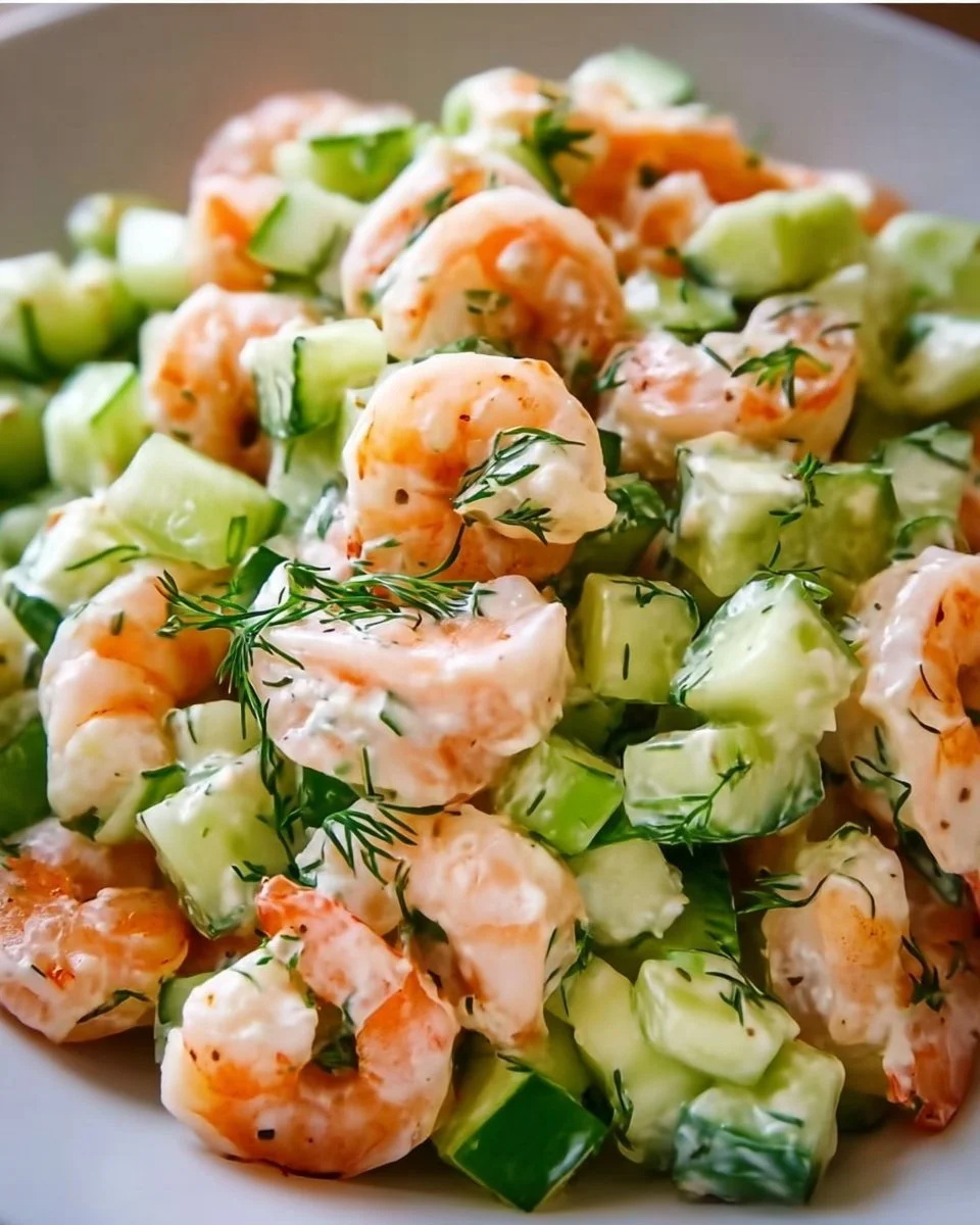 Cucumber Shrimp Salad