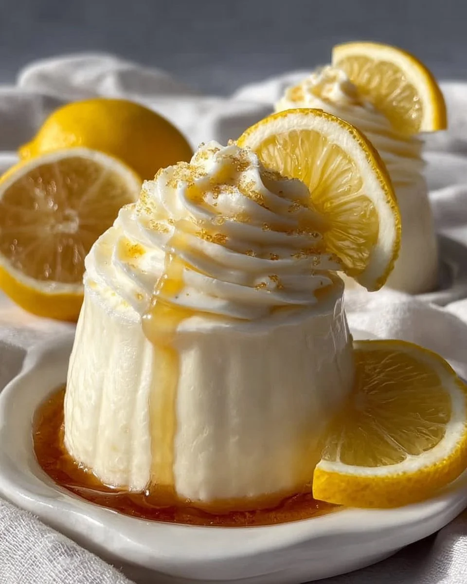 High Protein Lemon Cottage Cheese Pudding