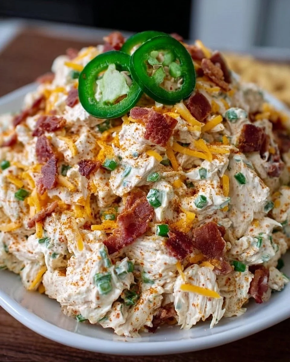 Jalapeño Popper Keto Chicken Salad