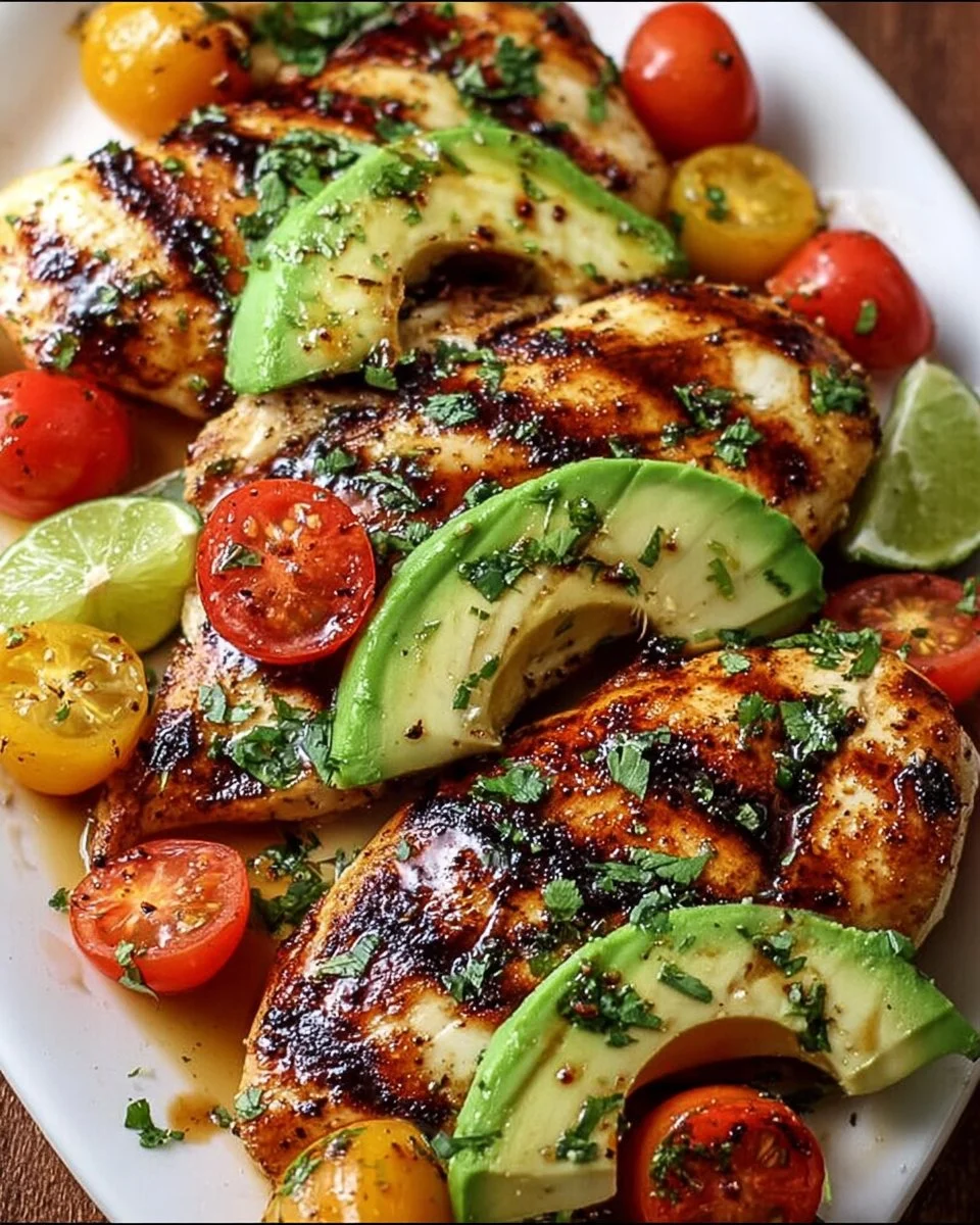Juicy Grilled California Avocado Chicken