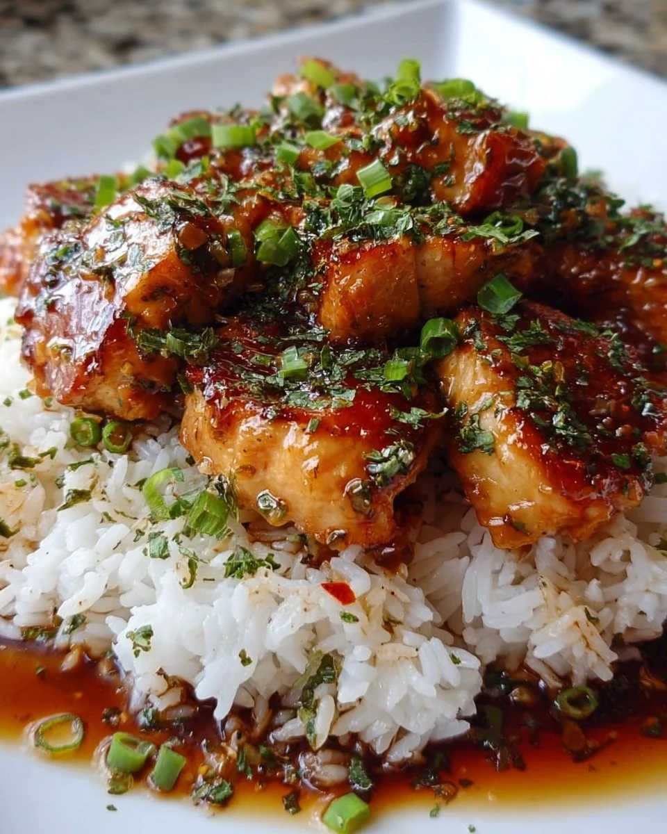 Maple Chicken Coconut Rice