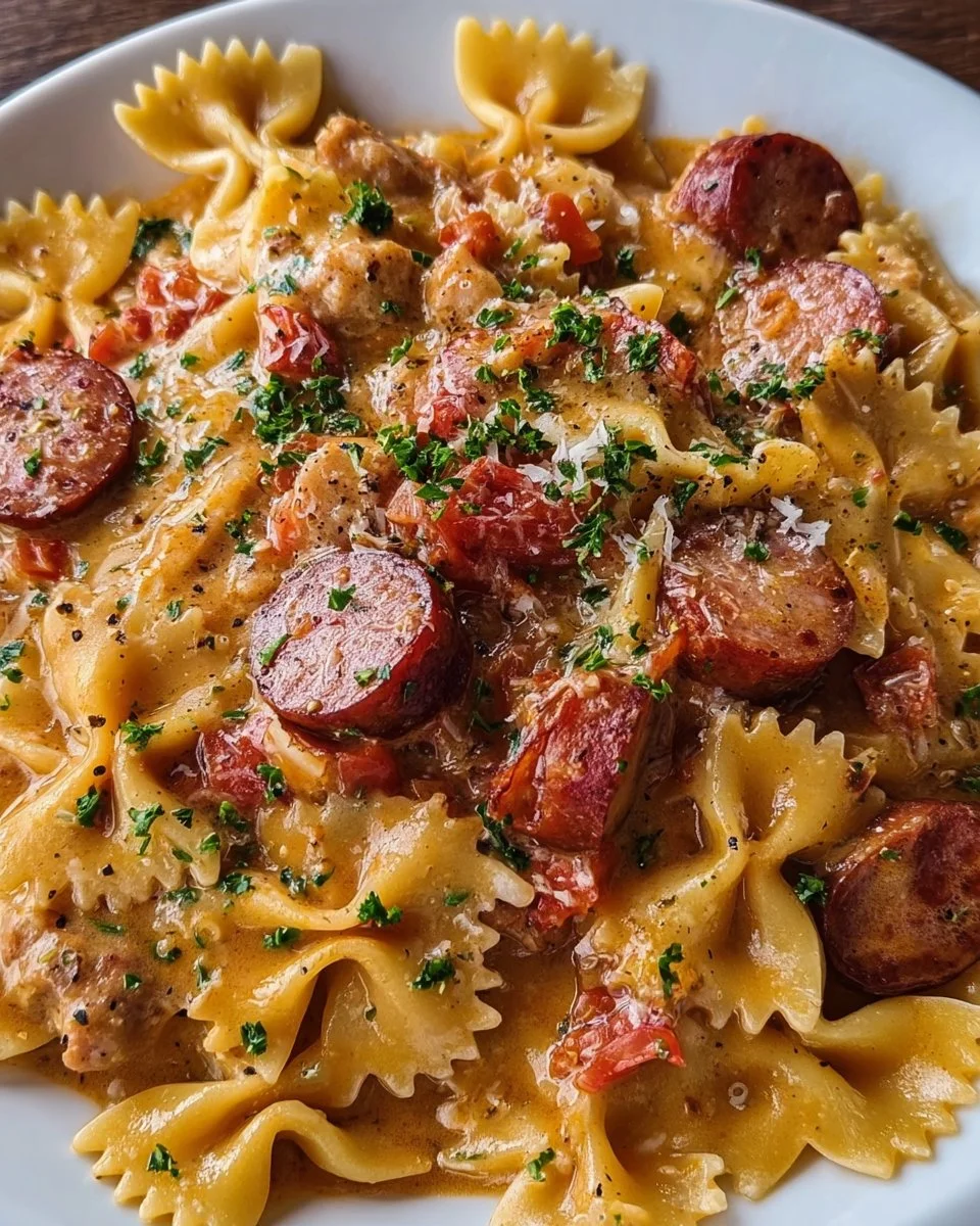 One Pot Smoked Sausage Pasta