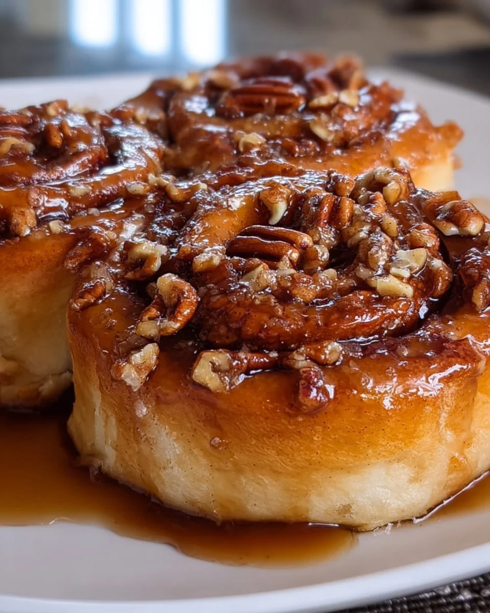 Pecan Pie Cinnamon Rolls