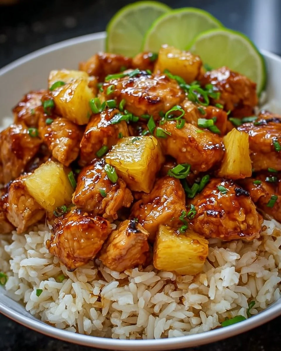 Pineapple Chicken and Rice