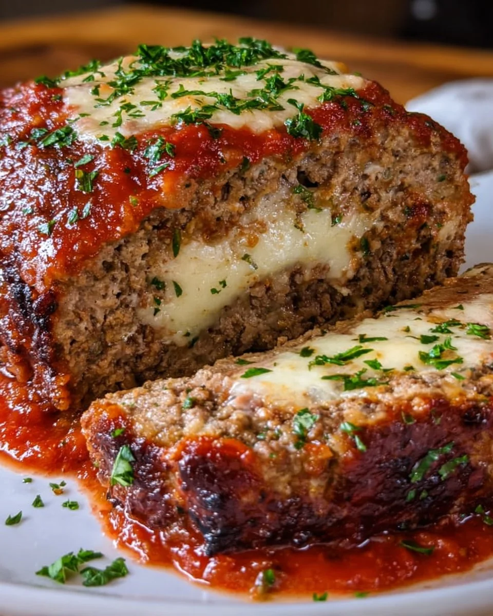 Stuffed Italian Meatloaf