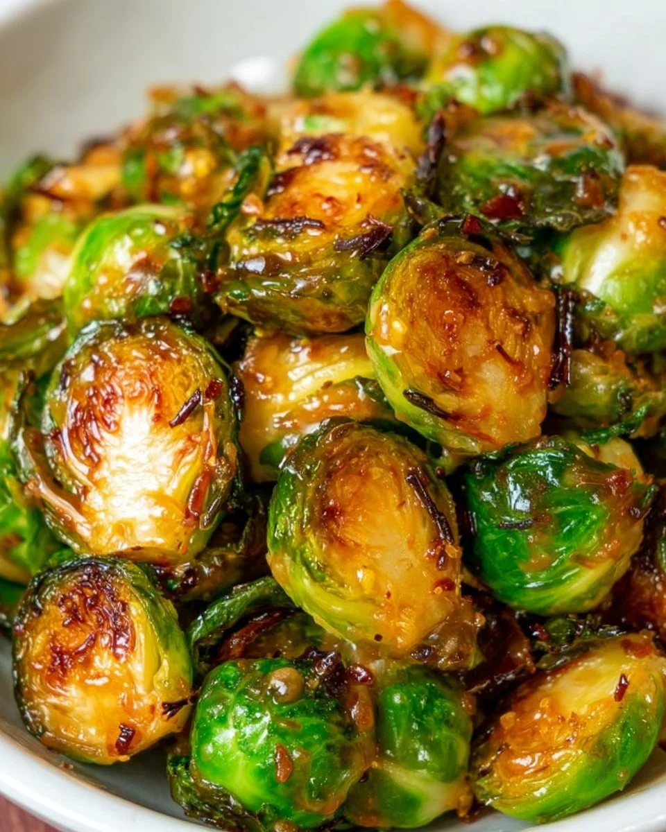Citrus Glazed Brussels Sprouts