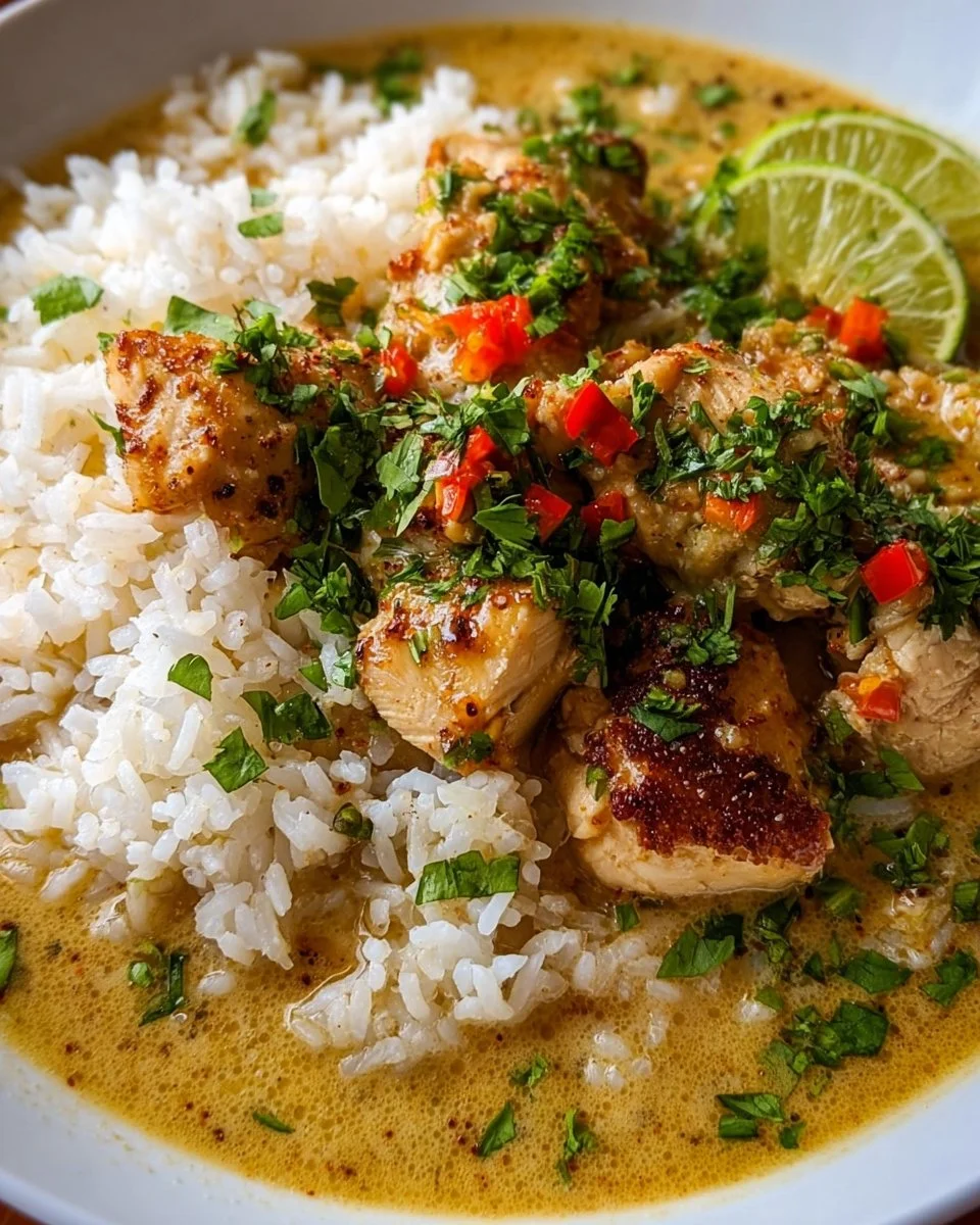 Coconut Chicken Brothy Rice