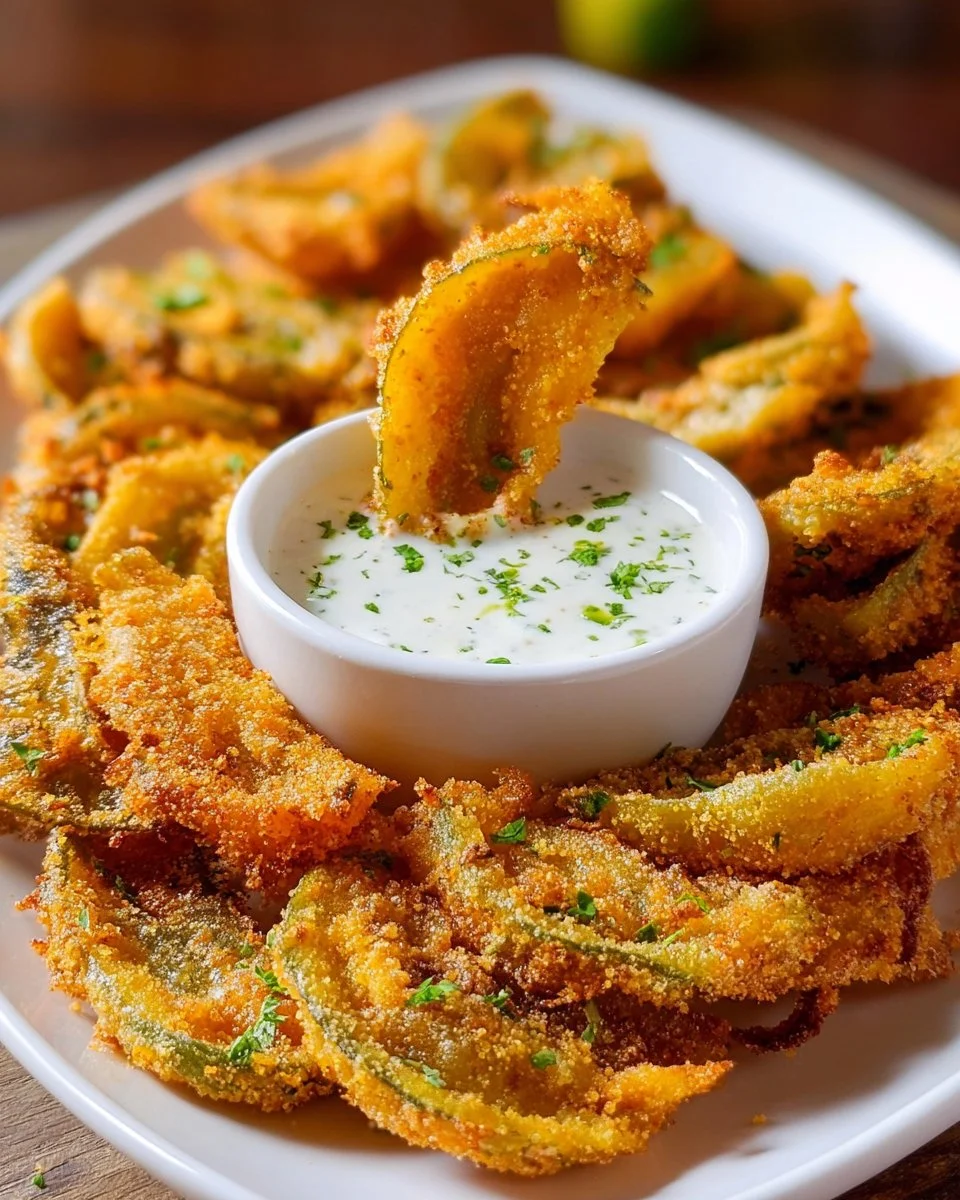 Crispy Fried Banana Peppers with Ranch Dip