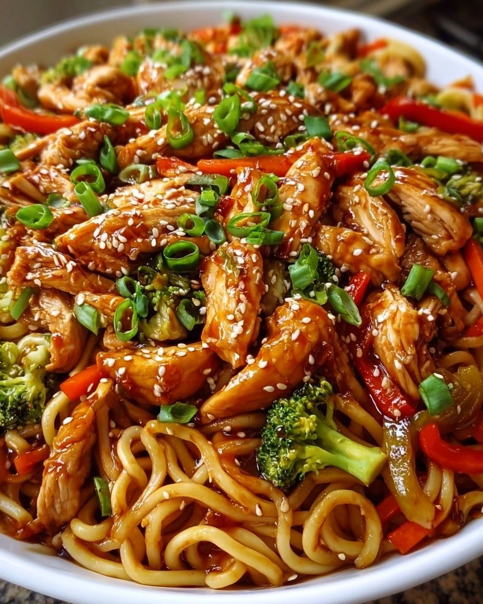 Delicious Chicken Teriyaki Noodles
