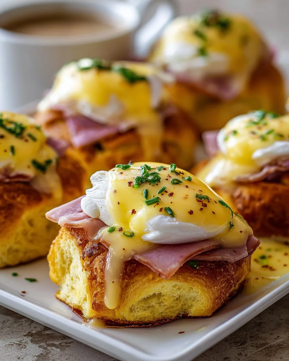 Eggs Benedict Breakfast Rolls