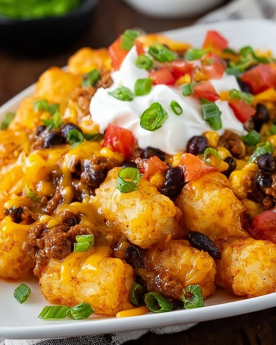 Mexican Tater Tot Casserole