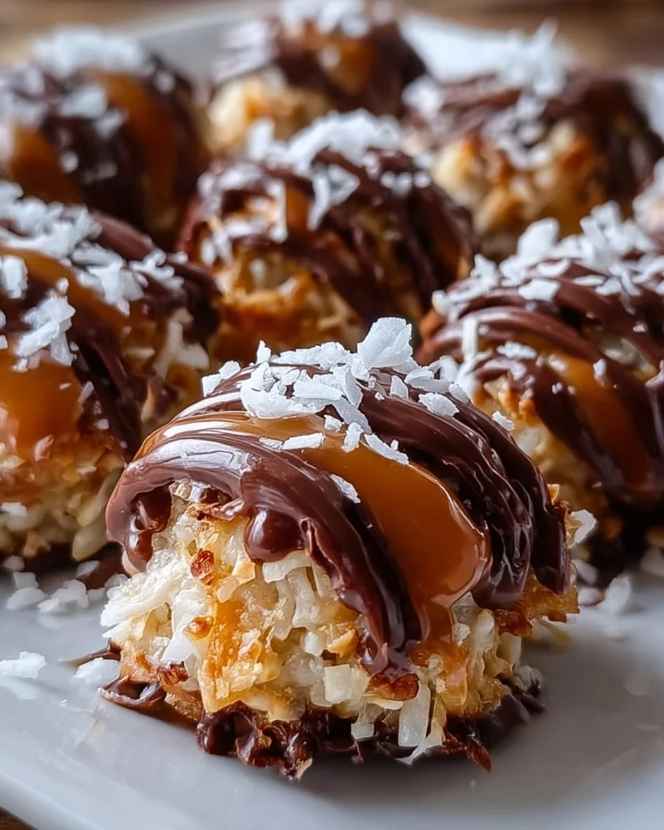 No-Bake Samoa Cookie Bites