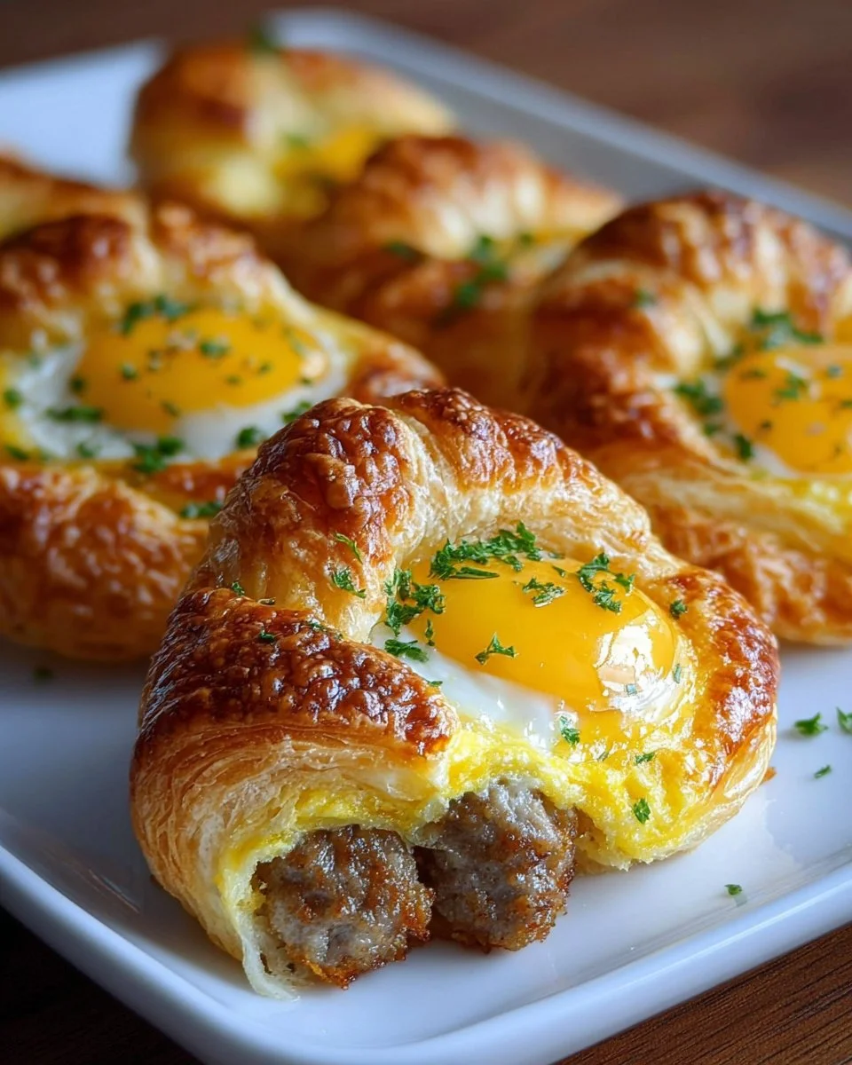 Sausage, Egg &amp; Cheese Breakfast Puffs