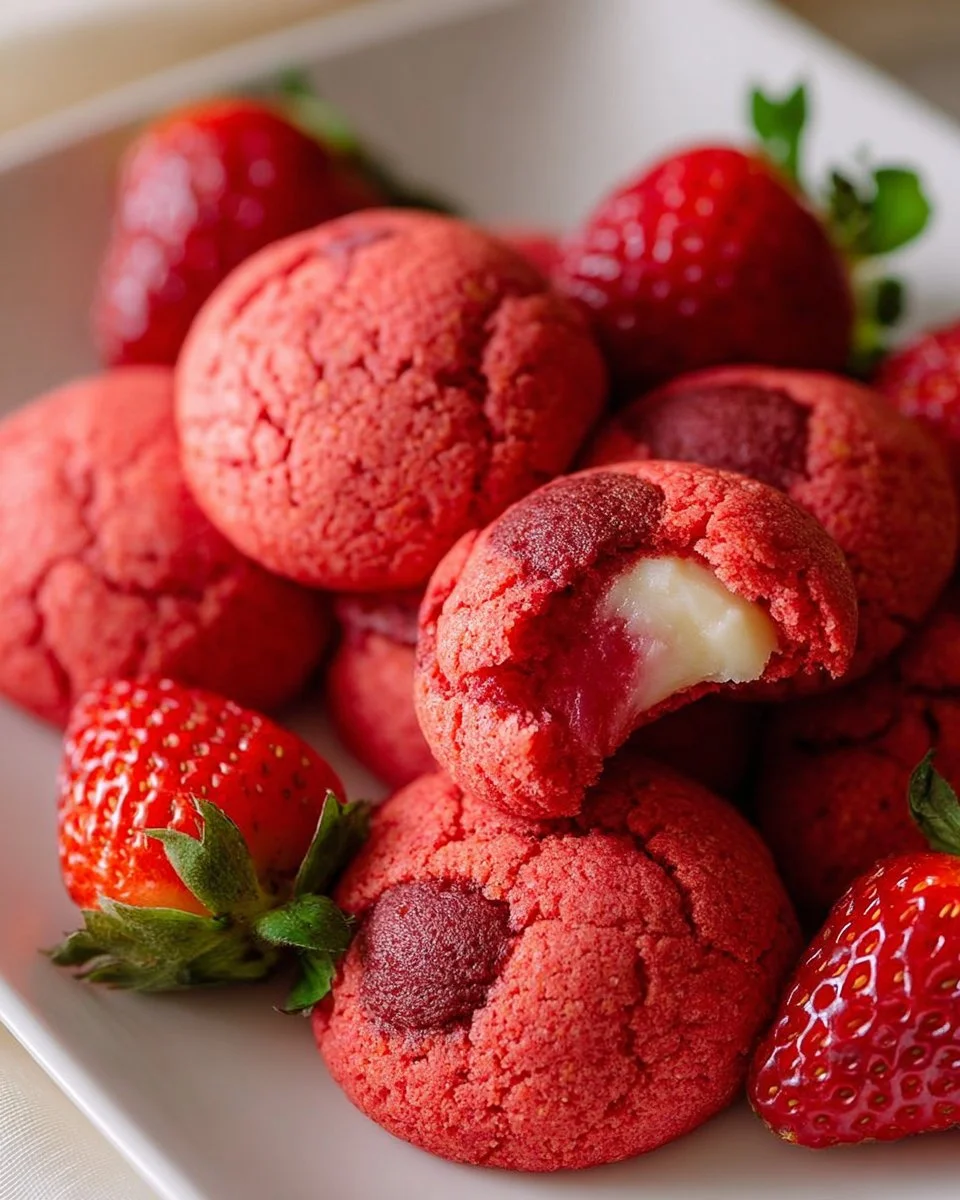Strawberry Cookies