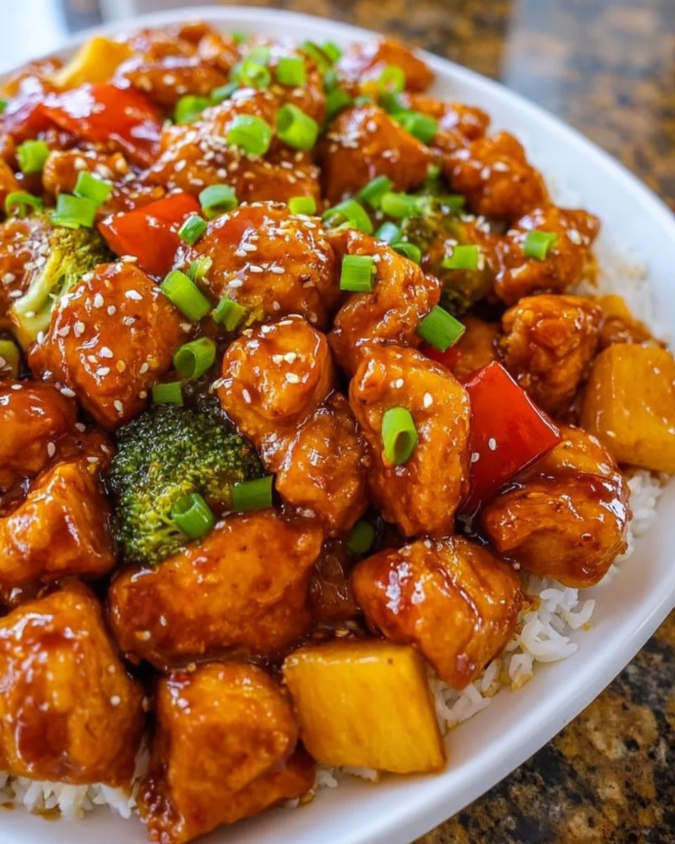 Sweet and Sour Chicken Stir Fry