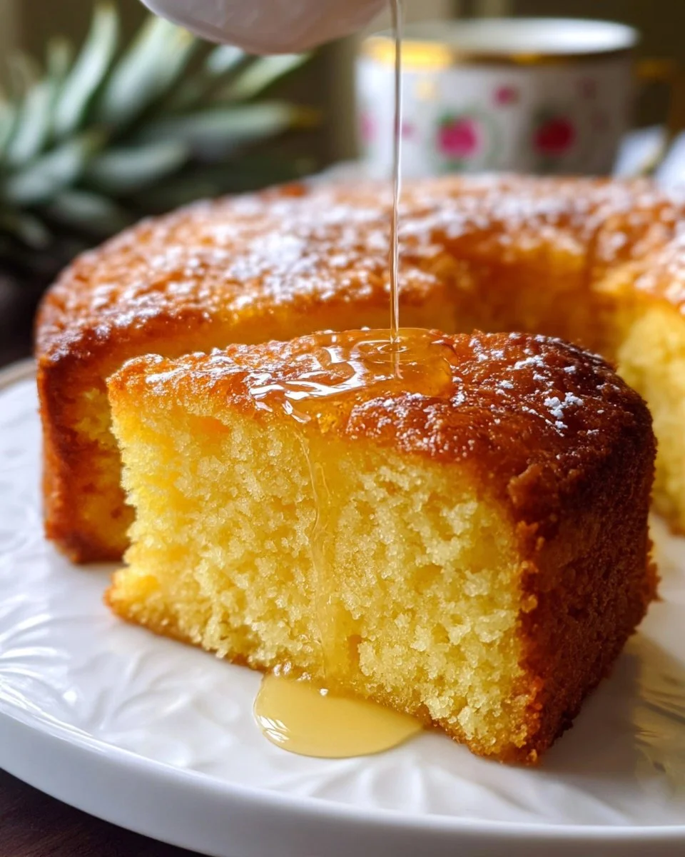 Sweet &amp; Easy Pineapple Juice Cake