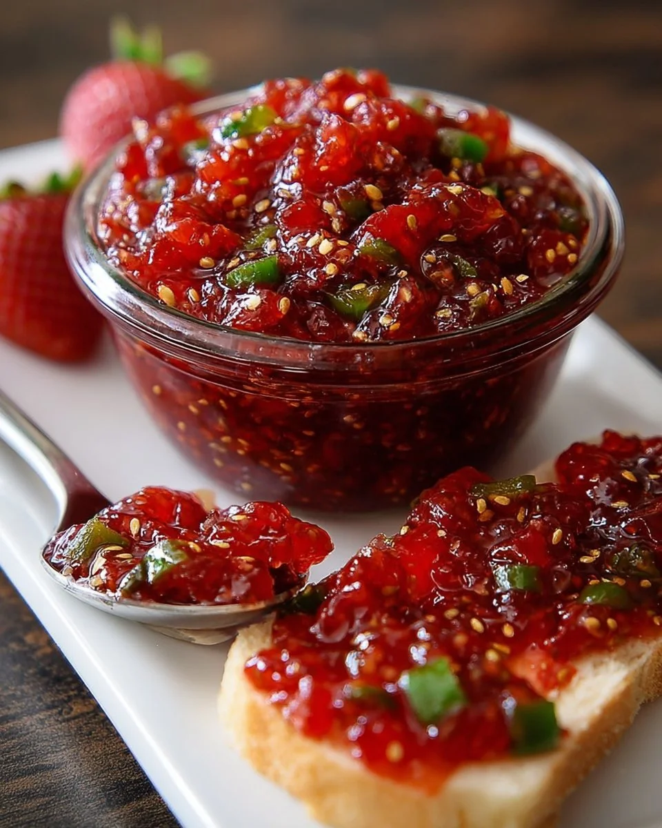 Sweet Heat Strawberry Jalapeño Jam