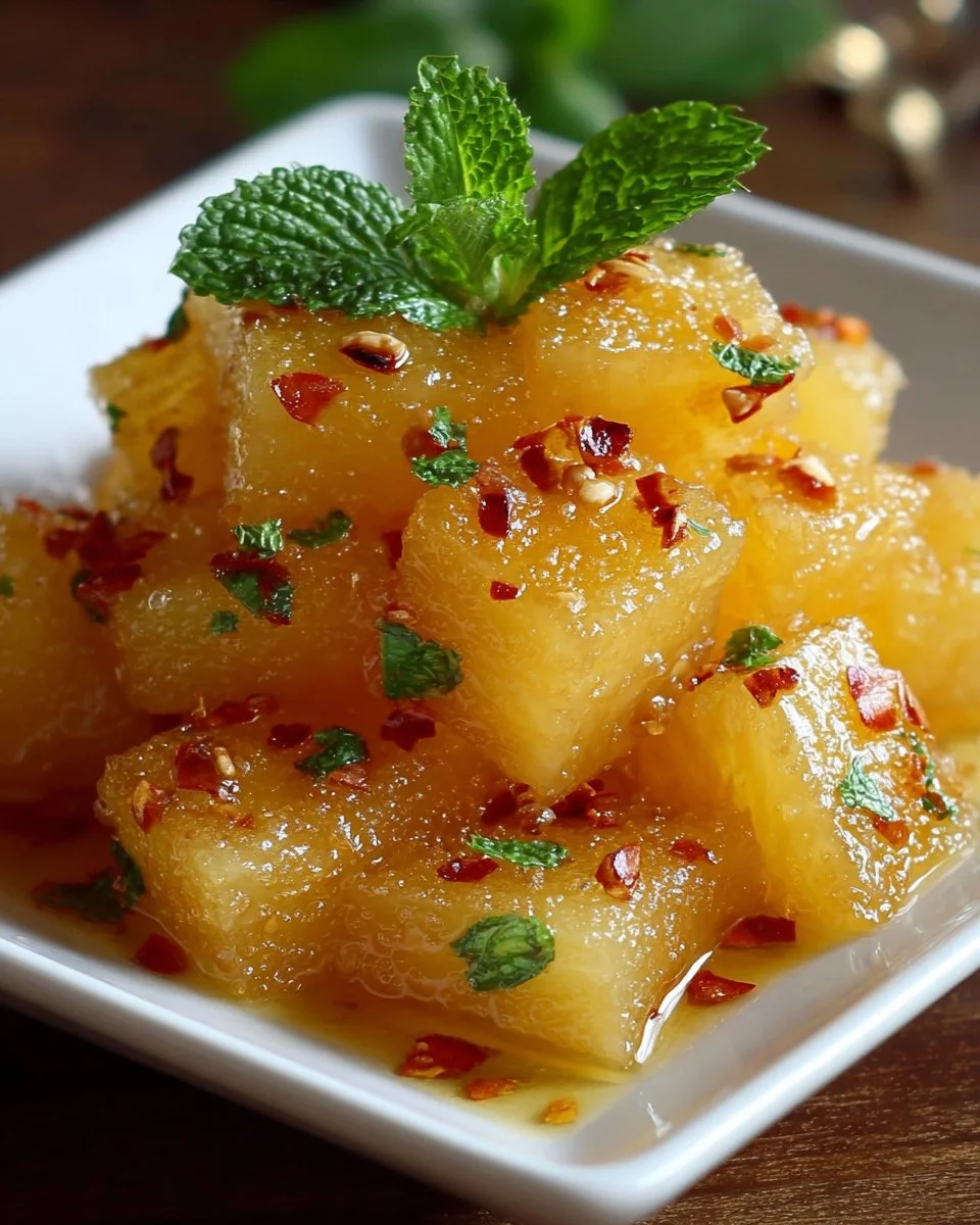 Sweet &amp; Spicy Pineapple Candy