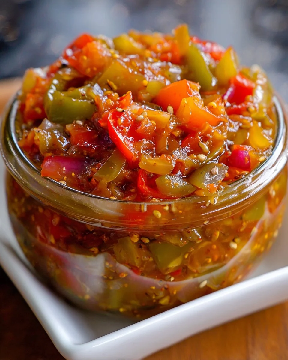 Sweet &amp; Tangy Old-Fashioned Pepper &amp; Onion Relish