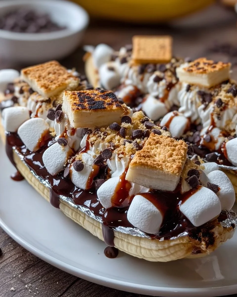 Banana Boat Dessert