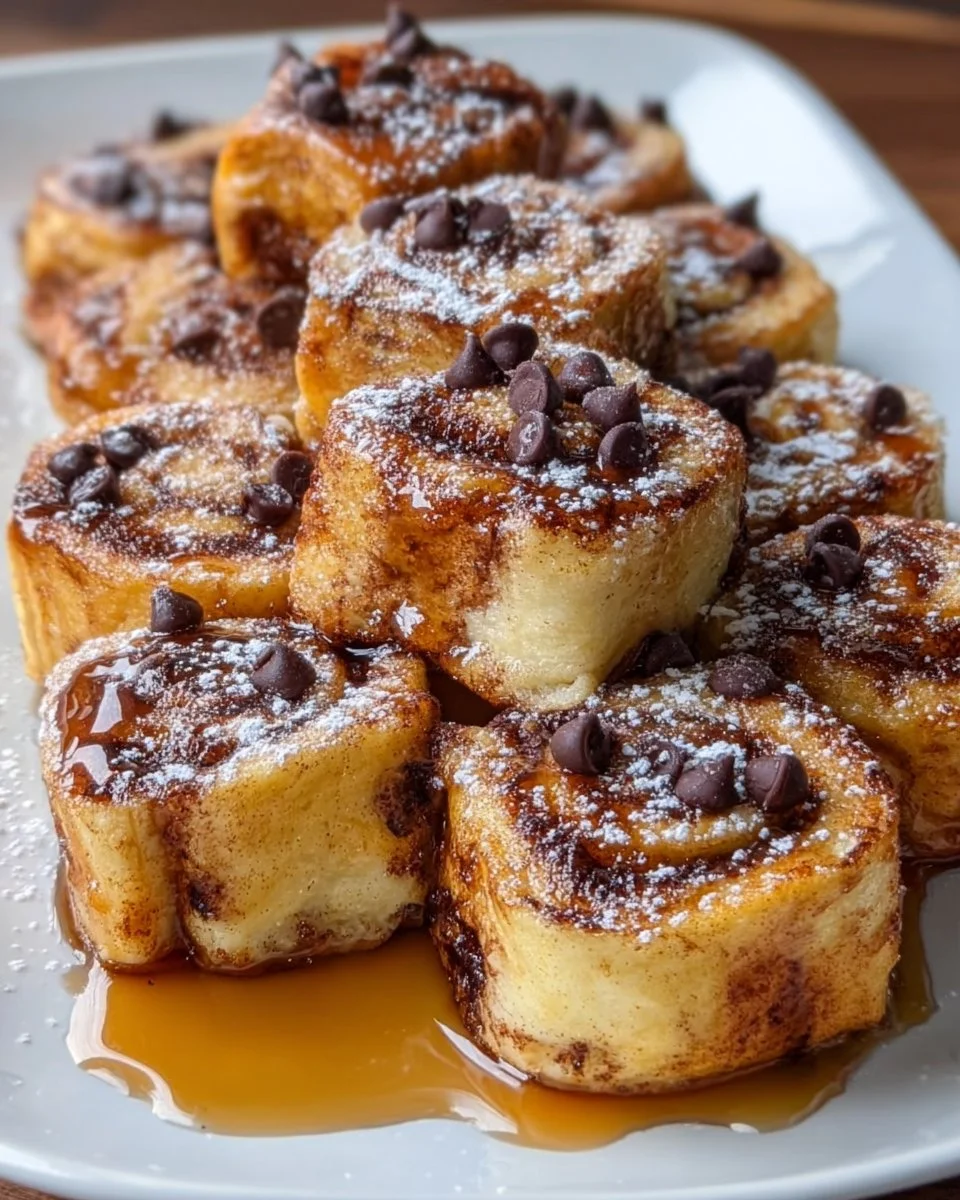 Cinnamon Roll French Toast Bites