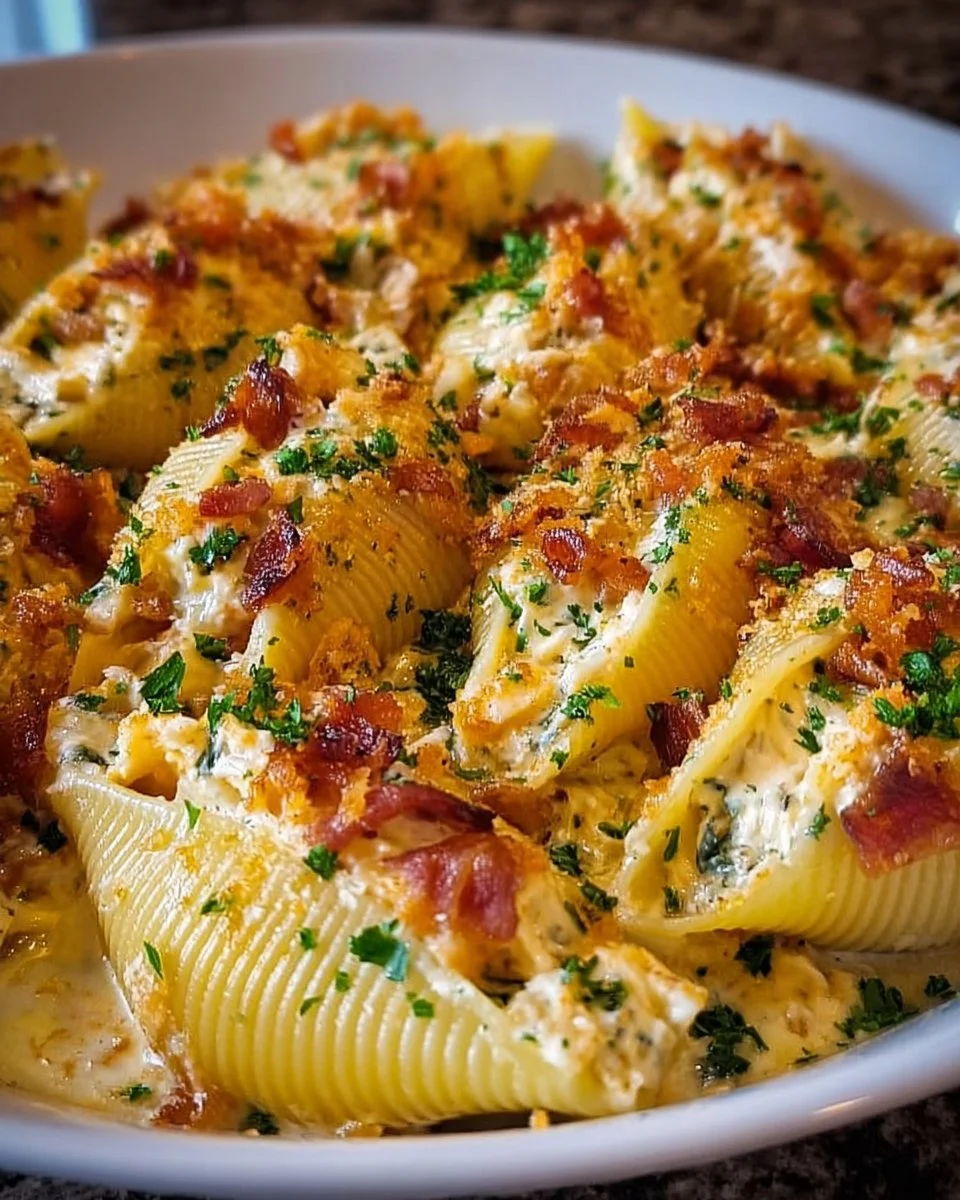 Crack Chicken Stuffed Shells