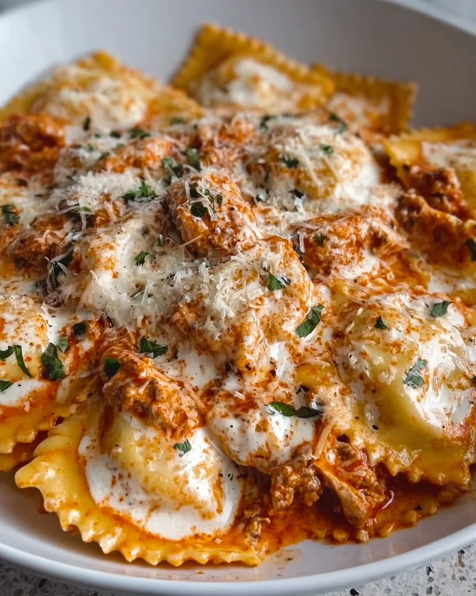 Crockpot Million Dollar Ravioli