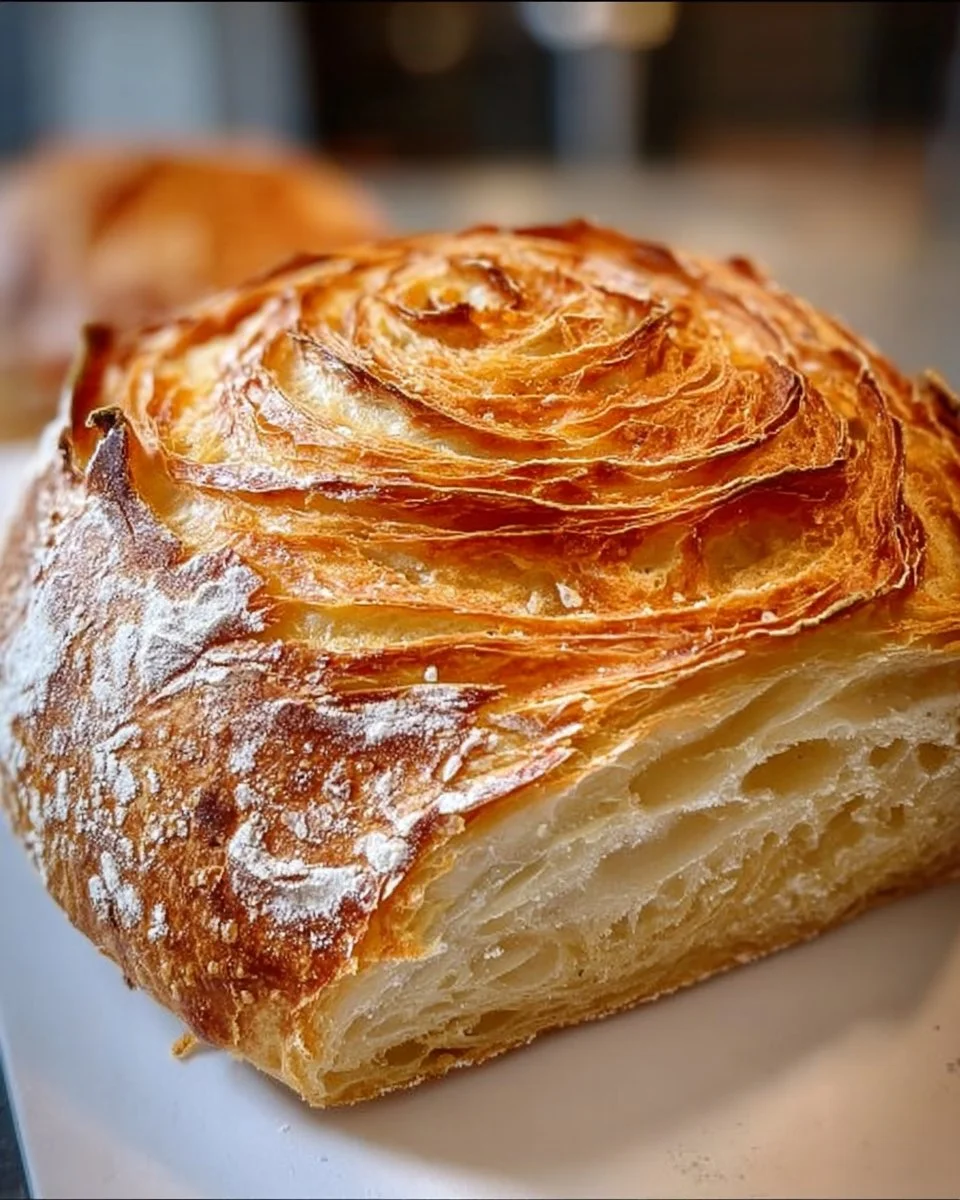 Croissant-Style Sourdough Loaf